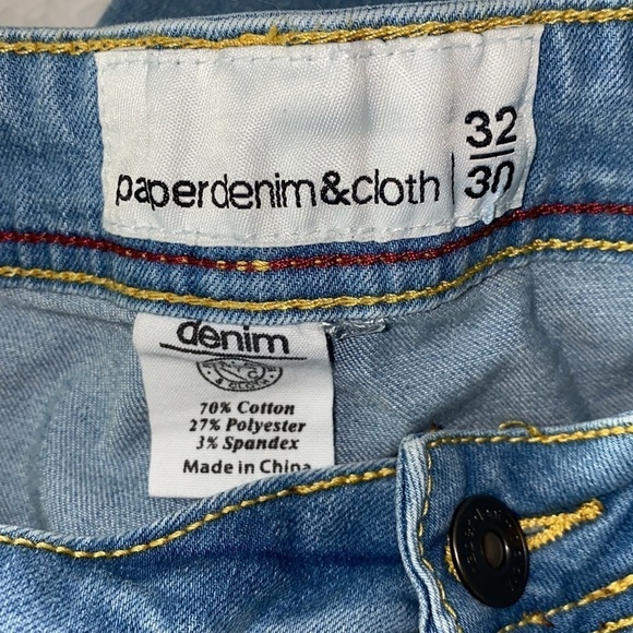 Paper Denim & Cloth Men’s Super Stretch Skinny Fit Jeans - Picture 9 of 10